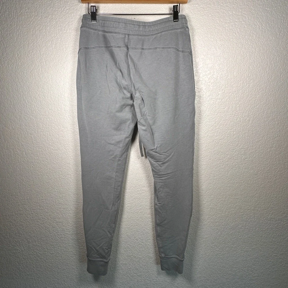 ALO Yoga Moto Jogger Sweatpants Women's Gray Zipper Pockets  Small - Picture 5 of 9